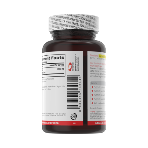 PN-Organic-Flaxeed-Oil-20B-(Back) PN Organic Flaxeed Oil