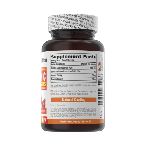 Vitamin C 1000mg + Rosehips – Time Release