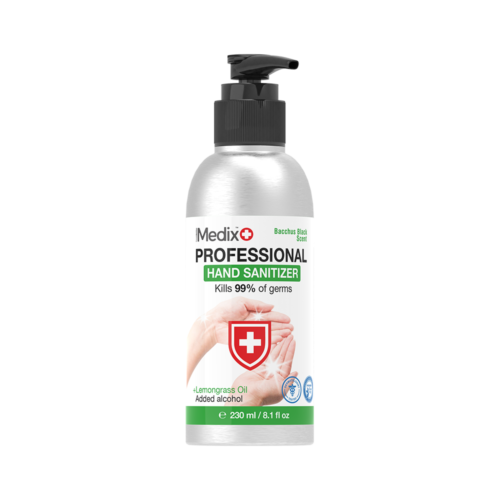 Medix Hand Sanitizer 230ml Bacchus Black Scent (Green) Medix Hand Sanitizer 230ml Bacchus Black Scent (Green)