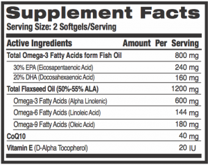 Omega 369 +CoQ10+Vitamin E supp